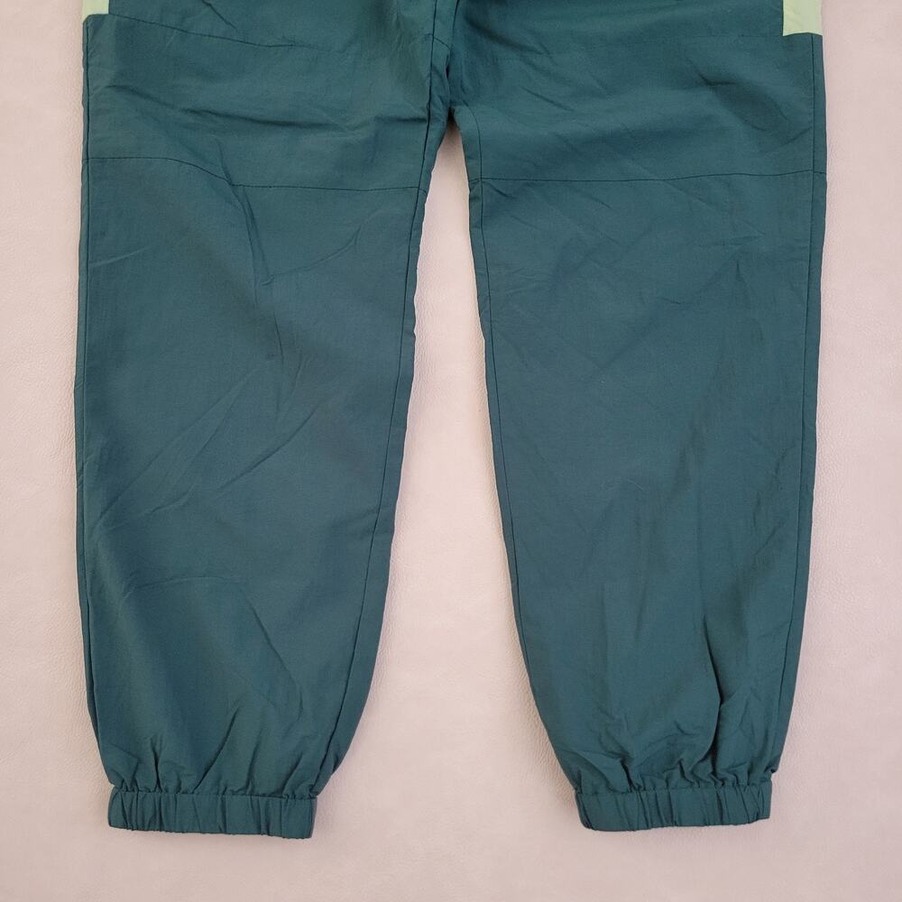 Vintage Fila Track Pants Mens L Teal Expedition Nylon Joggers Retro - Picture 3 of 12